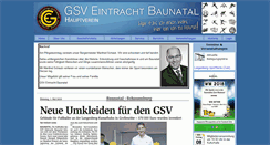 Desktop Screenshot of eintracht-baunatal.de